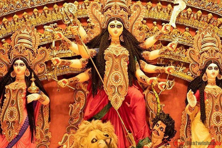 Durga Puja Best wishes In Hindi, SMS Messages, Status, Greetings