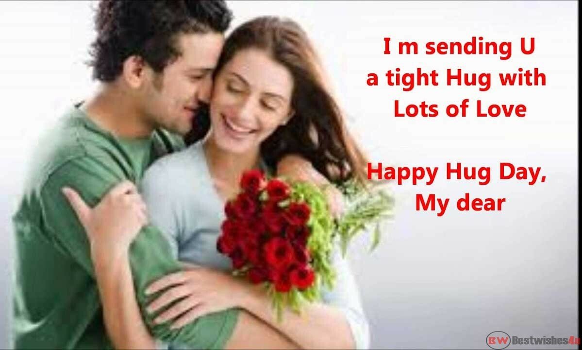 This Hug Day, Tight with Hug Day Images, Quotes and Flowers
