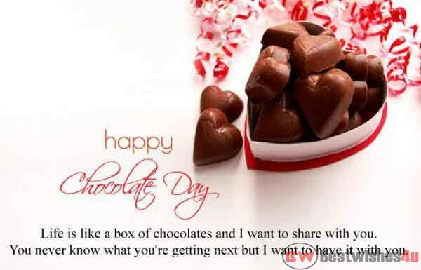 Happy Chocolate Day Shayari Wishes, Valentine Week Chocolate Day Wishes, Chocolate Day Images