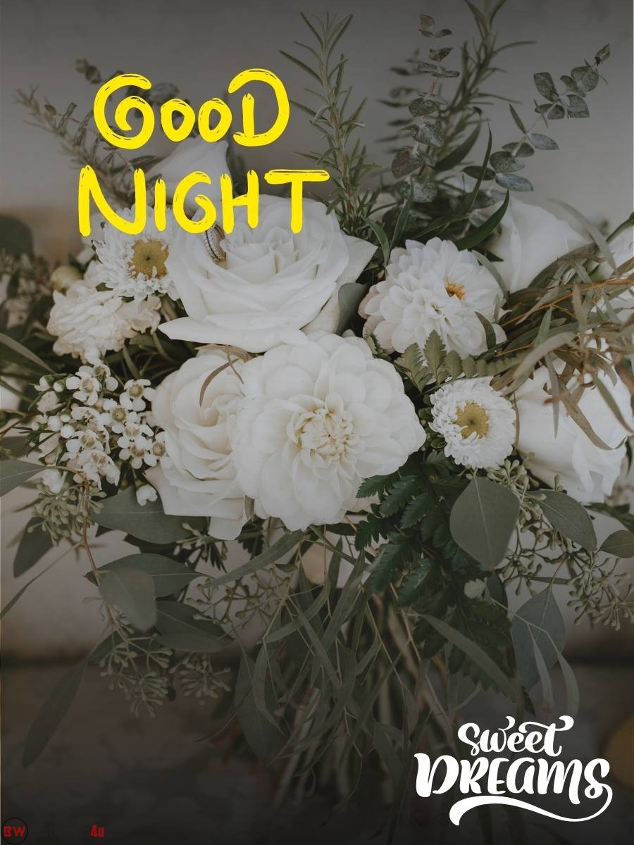 beautiful good night flowers images46